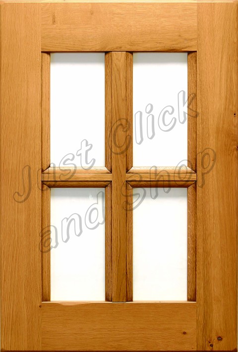 Croft Oak Glass Feature & Corner Door Fronts All Sizes