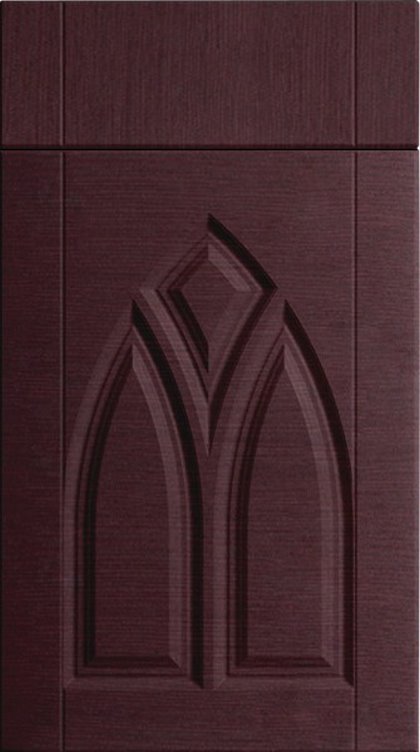 BELLA GOTHIC RIVEN BLACKBERRY FINISH