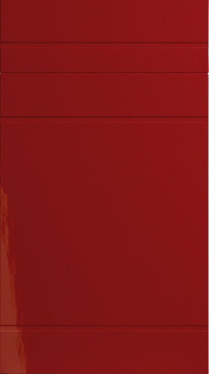 BELLA MODENA HIGH GLOSS RED FINISH