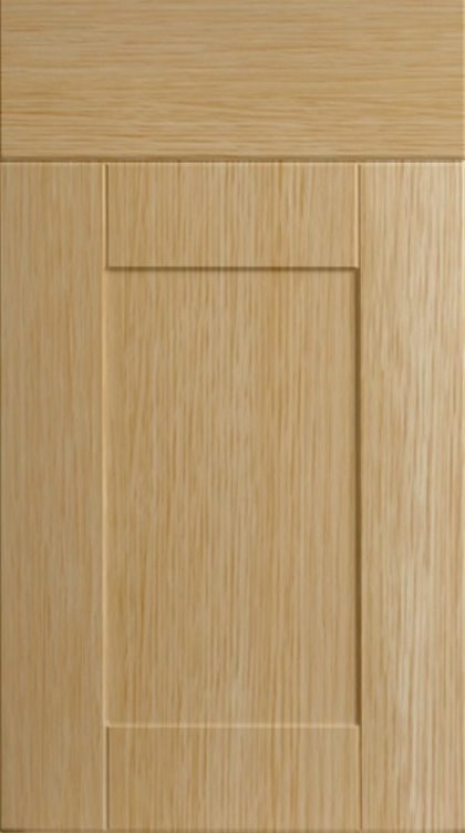 BELLA SHAKER NATURAL OAK FINISH
