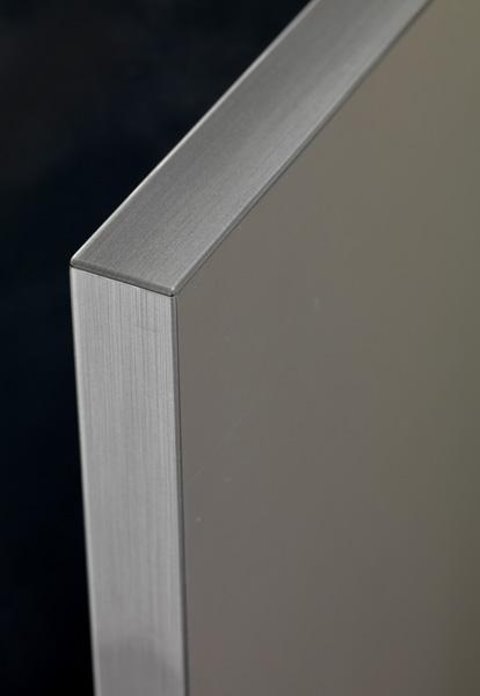 ZURFIZ MATT LAVA BRUSHED STEEL EDGE