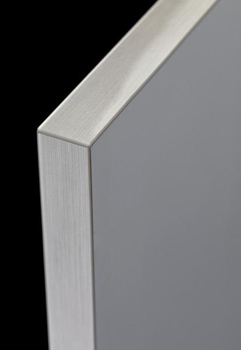 ZURFIZ MATT ZINC BRUSHED STEEL EDGE